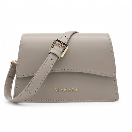 Vegane Handtasche MANA in Taupe von MAKANI